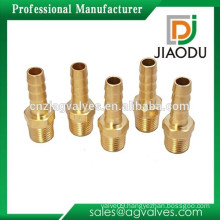 HOSE BARB NEW ADAPTOR - BRASS MATERIAL LOW PRESSURE 1/4" NPTM X FITS 5/16" ID SET OF 5